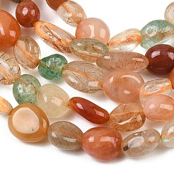 Natural Agate Nuggets Beads Strands&nbsp;G-B170-A02