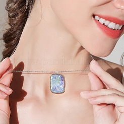 48Pcs 6 Styles Alloy Open Back Bezel Pendants&nbsp;FIND-CA0008-85