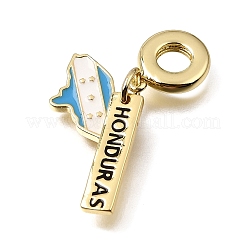 Brass Enamel European Dangle Charm&nbsp;KK-CBAA632-24G