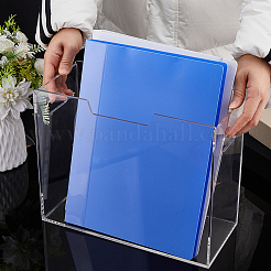 Rectangle Acrylic Folder Storage Box&nbsp;AJEW-WH0410-221