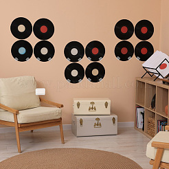 24Pcs No Drill Acrylic Vinyl Record Wall Mount Holder&nbsp;AJEW-UN0005-60