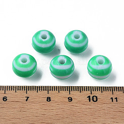 Opaque Striped Acrylic Beads&nbsp;LS-MACR-S373-27A-07