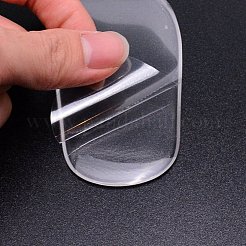 Silicone Adhesive Heelpiece Shoes Pads&nbsp;AJEW-WH0230-32
