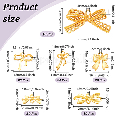 100Pcs Bowknot Alloy Pendants & Links Sets Charms&nbsp;FIND-GA0004-85