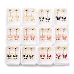 304 Stainless Steel Stud Earrings&nbsp;EJEW-F396-05B-G
