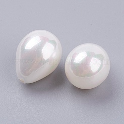 Shell Pearl Half Drilled Beads&nbsp;X-BSHE-G017-16x12mm-17