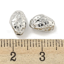 Textured Brass Beads&nbsp;KK-Q820-29P