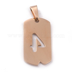 Ion Plating(IP) 304 Stainless Steel Pendants&nbsp;STAS-O127-C04