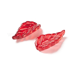 Spray Painted Glass Pendants&nbsp;GLAA-D006-12