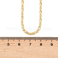 2.2MM Brass Ball Chain Necklaces for Men Women&nbsp;X-NJEW-L012-06G