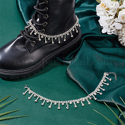4Pcs Alloy Rhinestone Shoe Chains&nbsp;FIND-PH0026-63