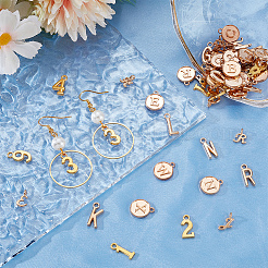 Letter A~Z & Number 0~9 Alloy Charms&nbsp;FIND-BM0001-15G