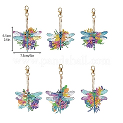 Flower Dragonfly DIY Diamond Painting Kit&nbsp;PW-WG25200-01