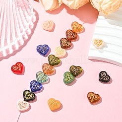 19Pcs 19 Colors Handmade Lampwork Beads&nbsp;LAMP-CJ0002-38