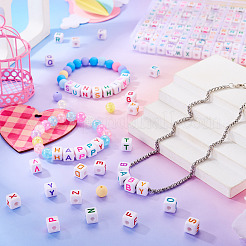 264Pcs 28 Styles Opaque & Transparent Acrylic Beads&nbsp;OACR-TA0004-78