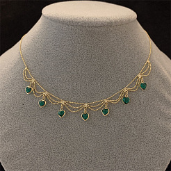 Brass with Cubic Zirconia Pendant Necklaces&nbsp;FS-WGB563A-01