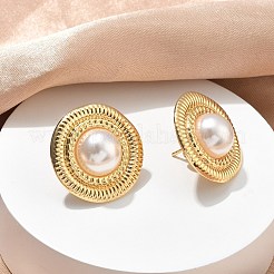201 Stainless Steel Stud Earrings&nbsp;EJEW-D354-08G-01
