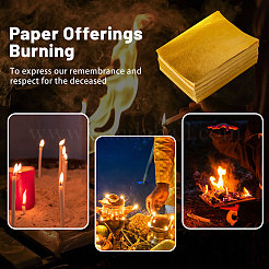 1000Pcs Gold Foil Chinese Paper&nbsp;AJEW-WH0455-334