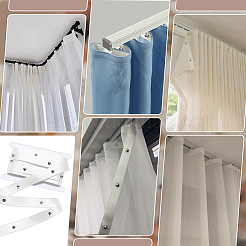 1Pc Cloth with Stainless Steel Wave Fold Curtain Tape&nbsp;FIND-PH0060-17B
