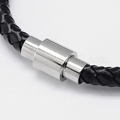 Braided Leather Cord Bracelets&nbsp;BJEW-I199-07