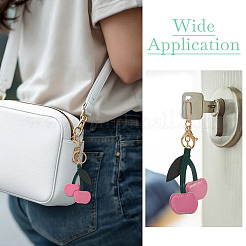 1Pc PU Leather Alloy Keychains&nbsp;KEYC-TA0001-47B