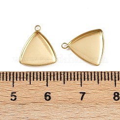 304 Stainless Steel Pendant Cabochon Settings&nbsp;STAS-A194-03A-G