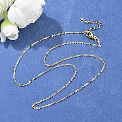 Brass Cable Chains Necklace for Women&nbsp;NJEW-P265-08G