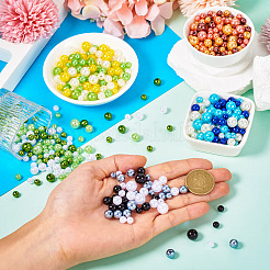 150G 5 Colors ABS Plastic Imitation Pearl Beads&nbsp;KY-TA0001-44A
