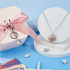 3Pcs 3 Styles Glass Pendants&nbsp;STAS-FH0002-47