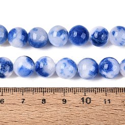 Natural Dyed Persian Jade Beads Strands&nbsp;G-Q609-10mm-01