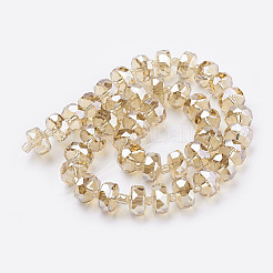 Electroplate Glass Beads Strands&nbsp;EGLA-J145-PL10mm-B04