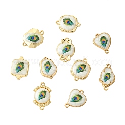 24Pcs 8 Styles Alloy & Resin Connector Charms&nbsp;RESI-CJ0004-97