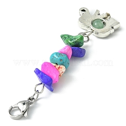 Tibetan Style Alloy Pendant Decorations&nbsp;HJEW-JM01220