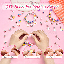 DIY European Bracelet Making Kits&nbsp;DIY-YWC0006-03A