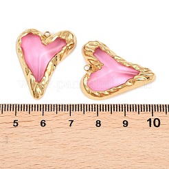 304 Stainless Steel Resin Pendants&nbsp;STAS-Z187-07G