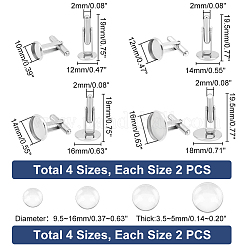 304 Stainless Steel Cuffinks&nbsp;STAS-UN0008-82