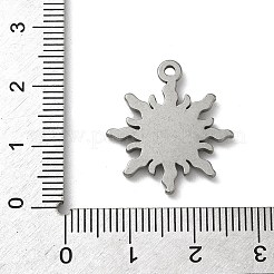 304 Stainless Steel Pendants&nbsp;STAS-P422-02A-P