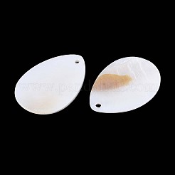 Natural Freshwater Shell Pendants&nbsp;SHEL-T020-49A