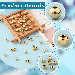 150Pcs Rack Plating Brass Spacer Beads&nbsp;KK-PA0001-03D-G