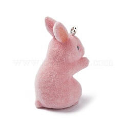 Flocky Opaque Resin Pendants&nbsp;RESI-G105-02F