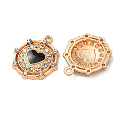 Alloy Enamel Pendants&nbsp;FIND-K030-17B-G