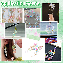 2 Strands Transparent Glass Beads Strands&nbsp;GLAA-SP0001-07
