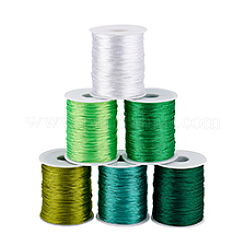 6 Rolls 6 Colors Round Polyester Thread&nbsp;OCOR-PH0005-99