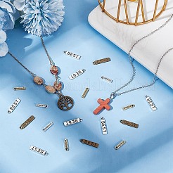 160Pcs 4 Styles Tibetan Style Alloy Pendants&nbsp;TIBEP-AR0001-15
