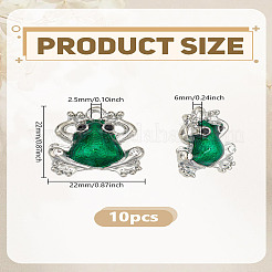 10Pcs Alloy Enamel Pendants&nbsp;ENAM-LP0001-74