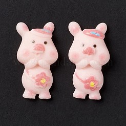 Spray Painted Resin Cabochons&nbsp;RESI-G031-13