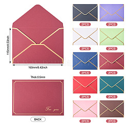 20Pcs 10 Colors Paper Envelopes&nbsp;AJEW-TA0002-24