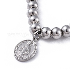 Tarnish Resistant Adjustable 304 Stainless Steel Slider Bracelets&nbsp;BJEW-JB04545-02