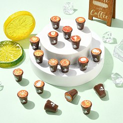 40Pcs Resin Coffee Model Ornaments&nbsp;AJEW-CJ0001-74