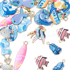 24Pcs 12 Styles Alloy Pendants&nbsp;FIND-TA0010-87